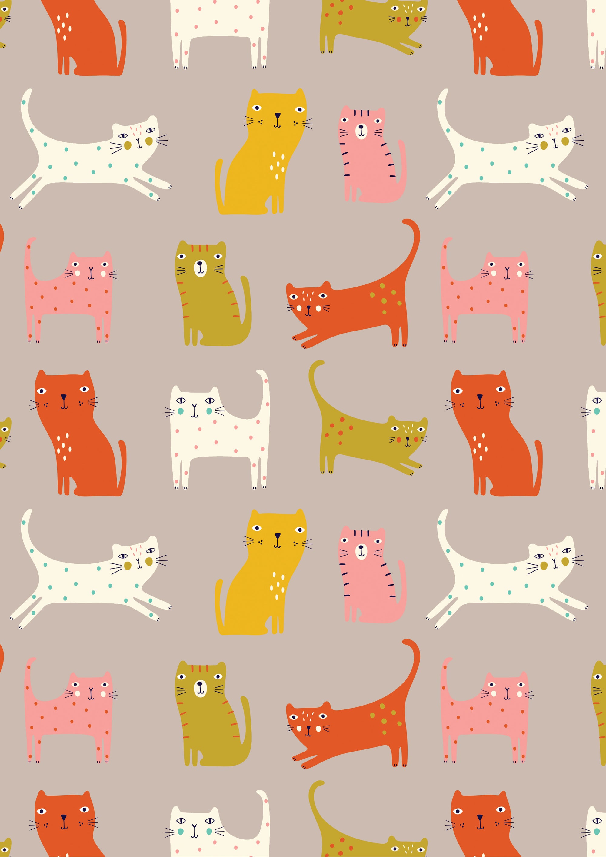 Cool for Cats - Watchful Cat in Gray