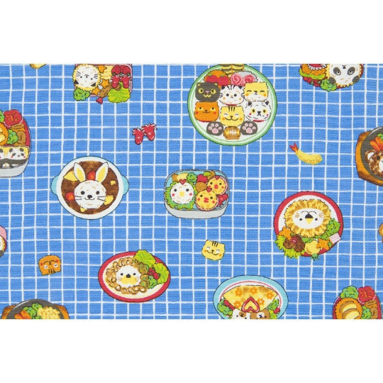 Kyraben Bento Box Blue Gingham | Oxford Cotton