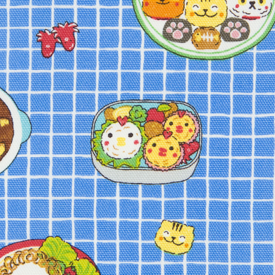 Kyraben Bento Box Blue Gingham | Oxford Cotton