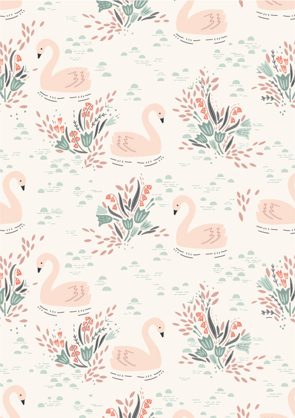 Dovestone - Swan in White 20 IN BOLT END