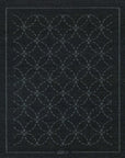 Sashiko Mending Patch - Black Brown