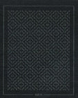 Sashiko Mending Patch - Black Brown