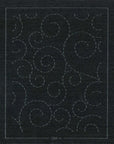 Sashiko Mending Patch - Black Brown