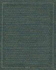 Sashiko Mending Patch - Blue Green