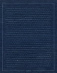 Sashiko Mending Patch - Navy Blue