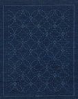 Sashiko Mending Patch - Navy Blue