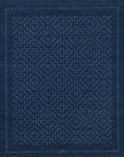 Sashiko Mending Patch - Navy Blue