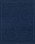 Sashiko Mending Patch - Navy Blue