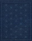 Sashiko Mending Patch - Navy Blue