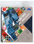 Sashiko Mending Patch - Indigo Blue