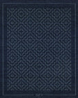 Sashiko Mending Patch - Indigo Blue