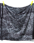 Beau Yin Yang II - Birds' Eye in Black | Sateen