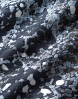 Beau Yin Yang II - Birds' Eye in Black | Sateen