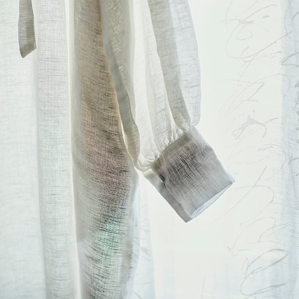 Beau Yin Yang II - Ripple in White | Gauze