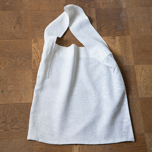 Beau Yin Yang II - Ripple in White | Gauze