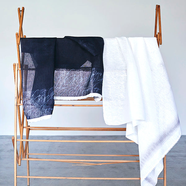 Beau Yin Yang II - Ripple in White | Gauze