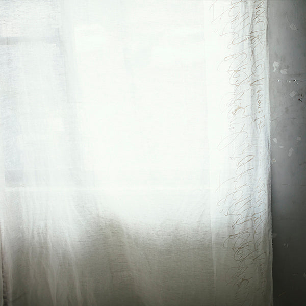 Beau Yin Yang II - Ripple in White | Gauze