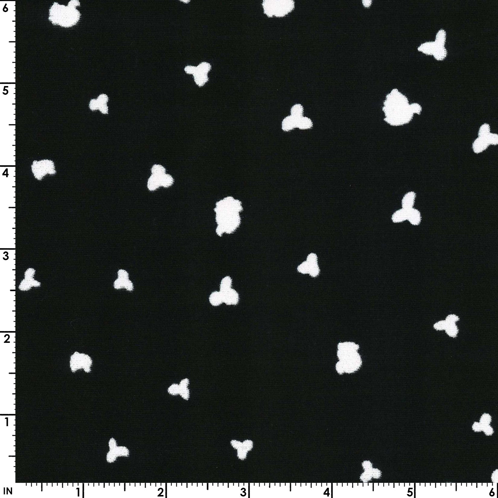 Beau Yin Yang II - Peaceful Cooing in Black | Double Gauze