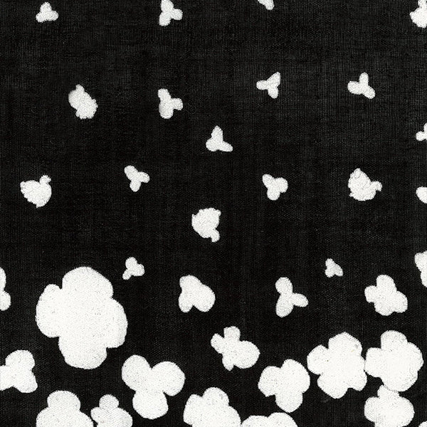 Beau Yin Yang II - Peaceful Cooing in Black | Double Gauze