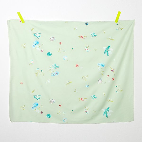 nani IRO 2022 New Morning in Green | Cotton Silk Twill