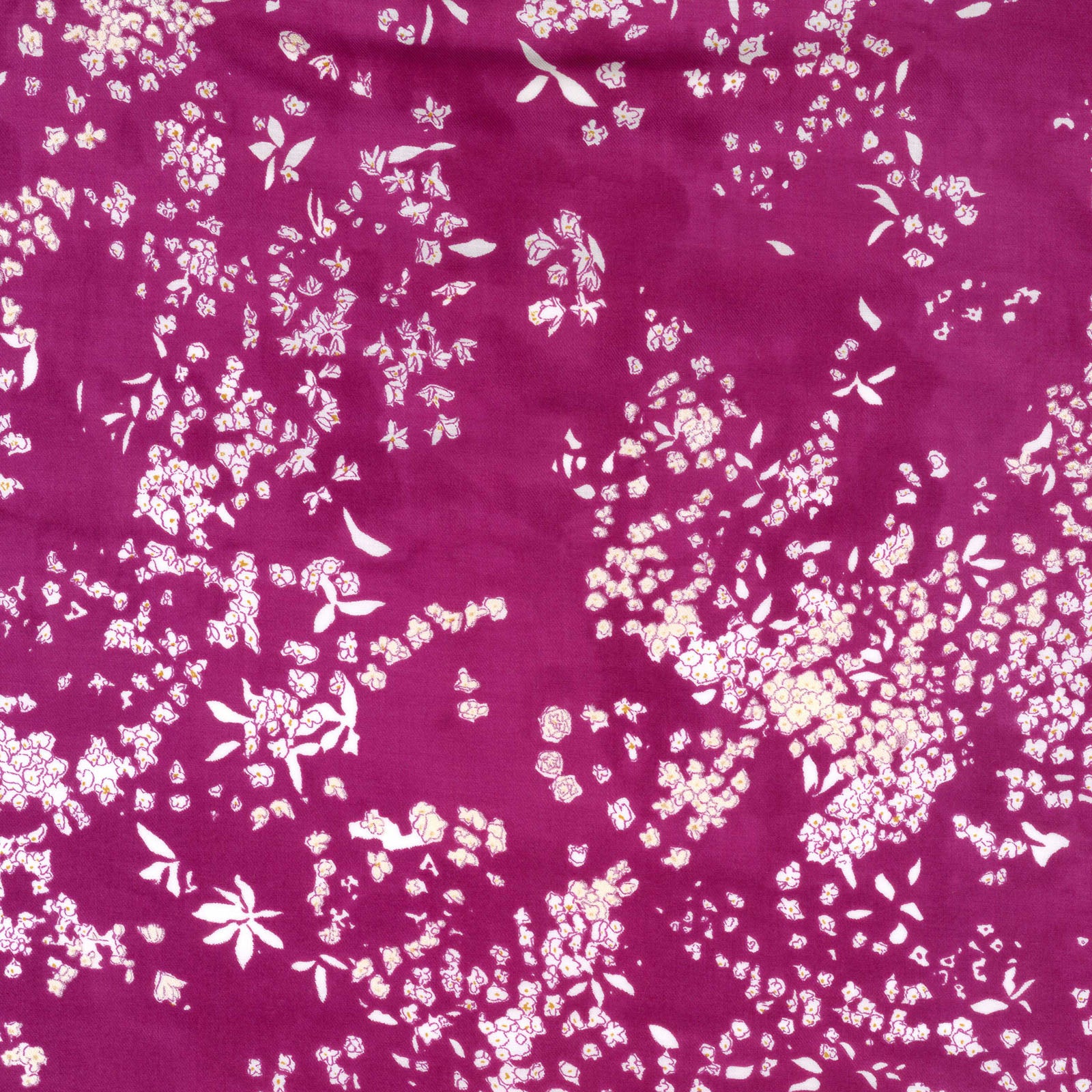 Lei Nani in Fuchsia | Cotton Silk Twill