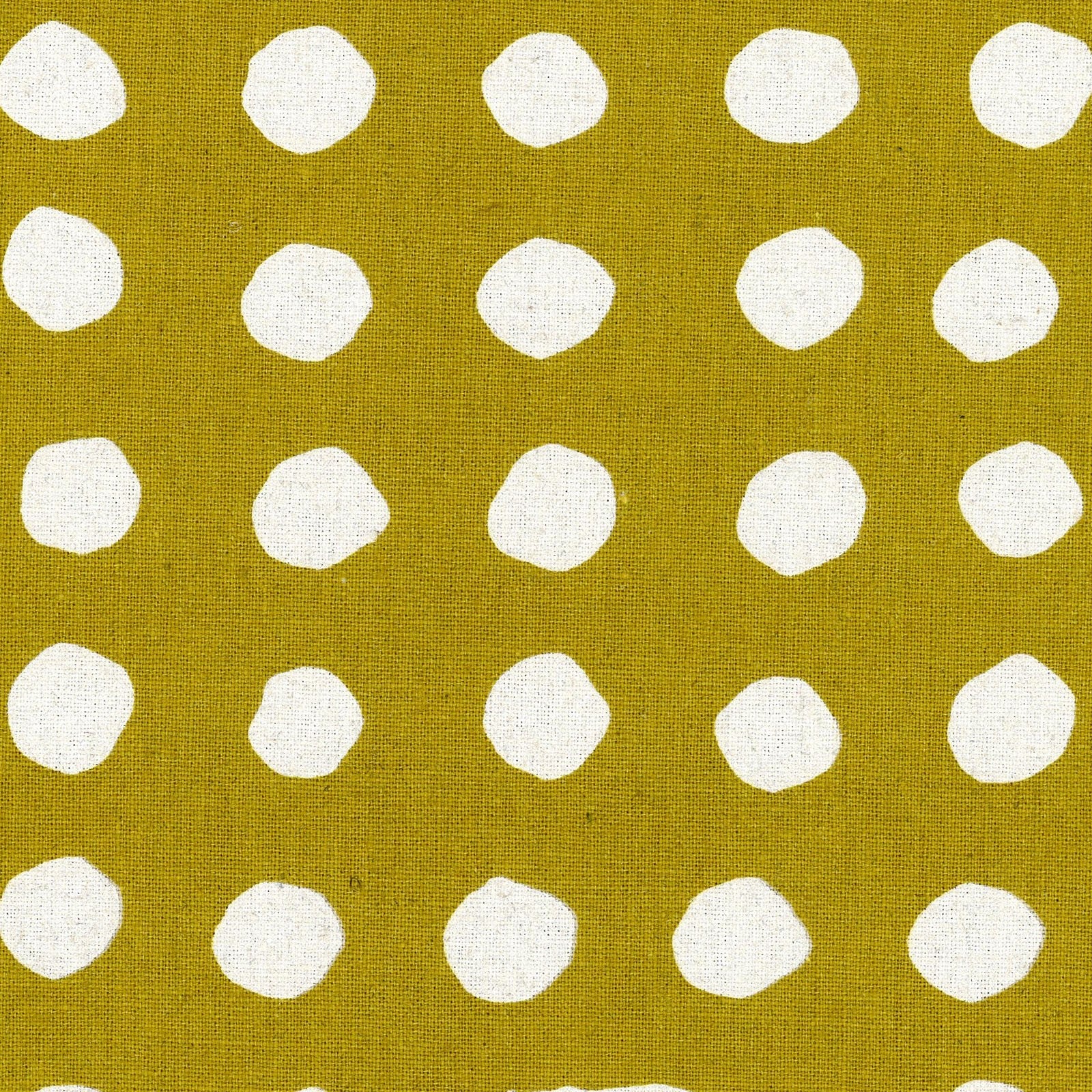 Small Dots in Mustard | Canvas