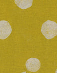 Large Dots in Mustard | Canvas