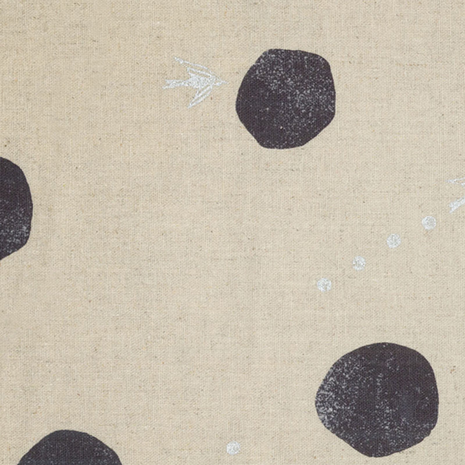 Large Dots in Natural | Canvas