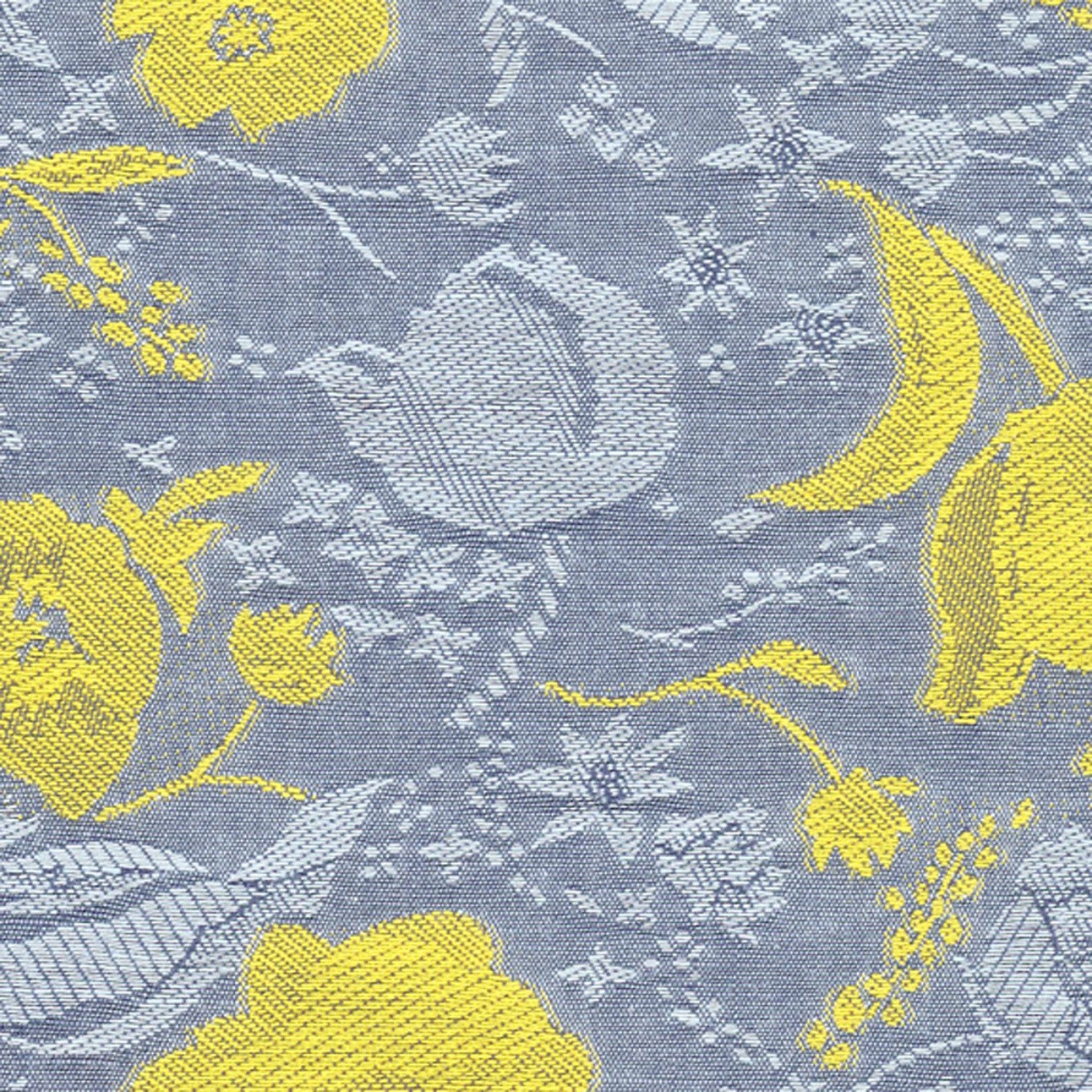 Fuccra: rakuen in Gray & Yellow B | Jacquard Weave