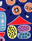 Pikku Saari Au Market in Navy | Canvas