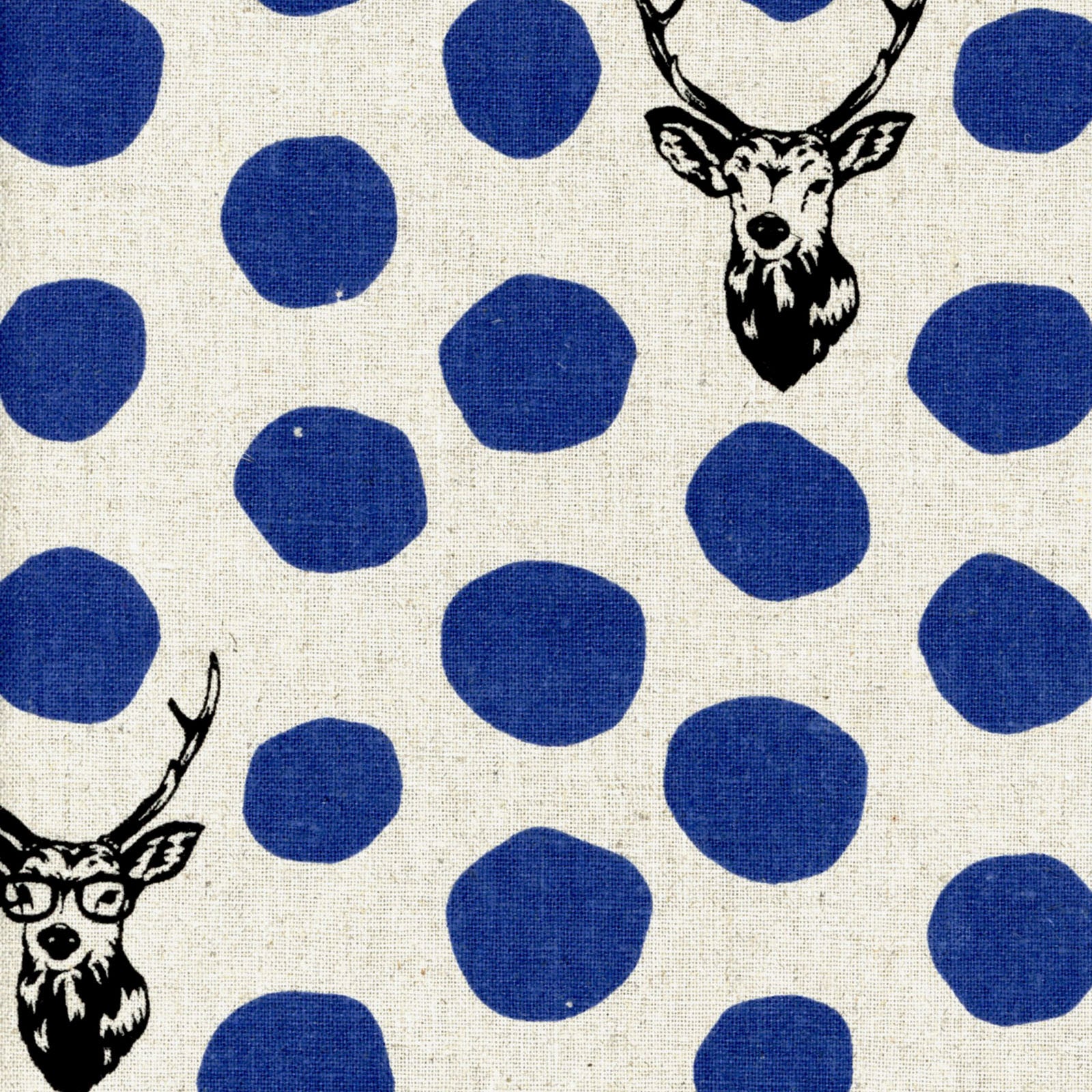 Sambar - Deer in Blue Natural | Canvas