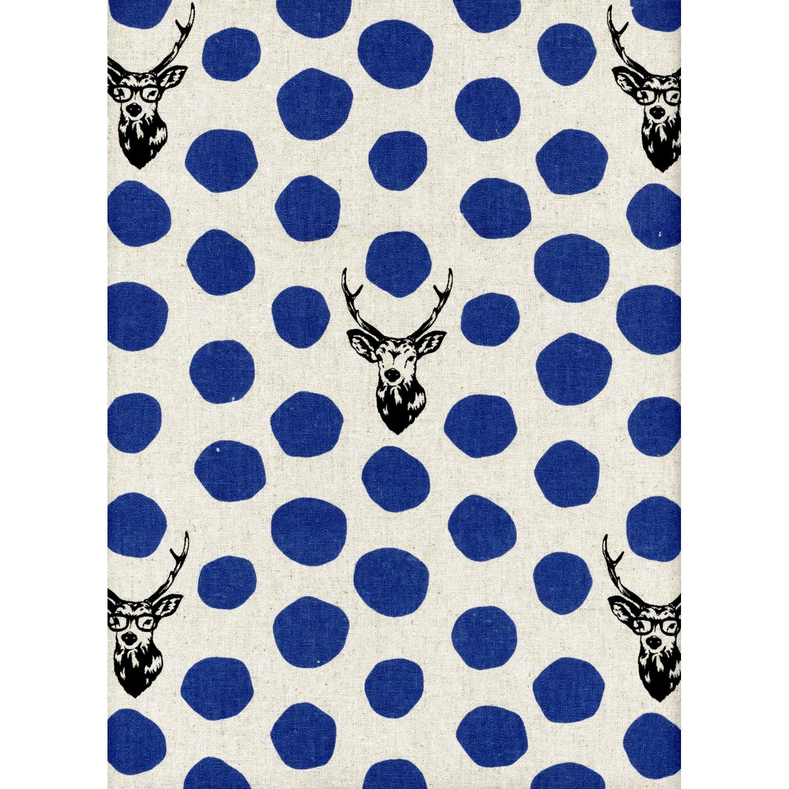 Sambar - Deer in Blue Natural | Canvas