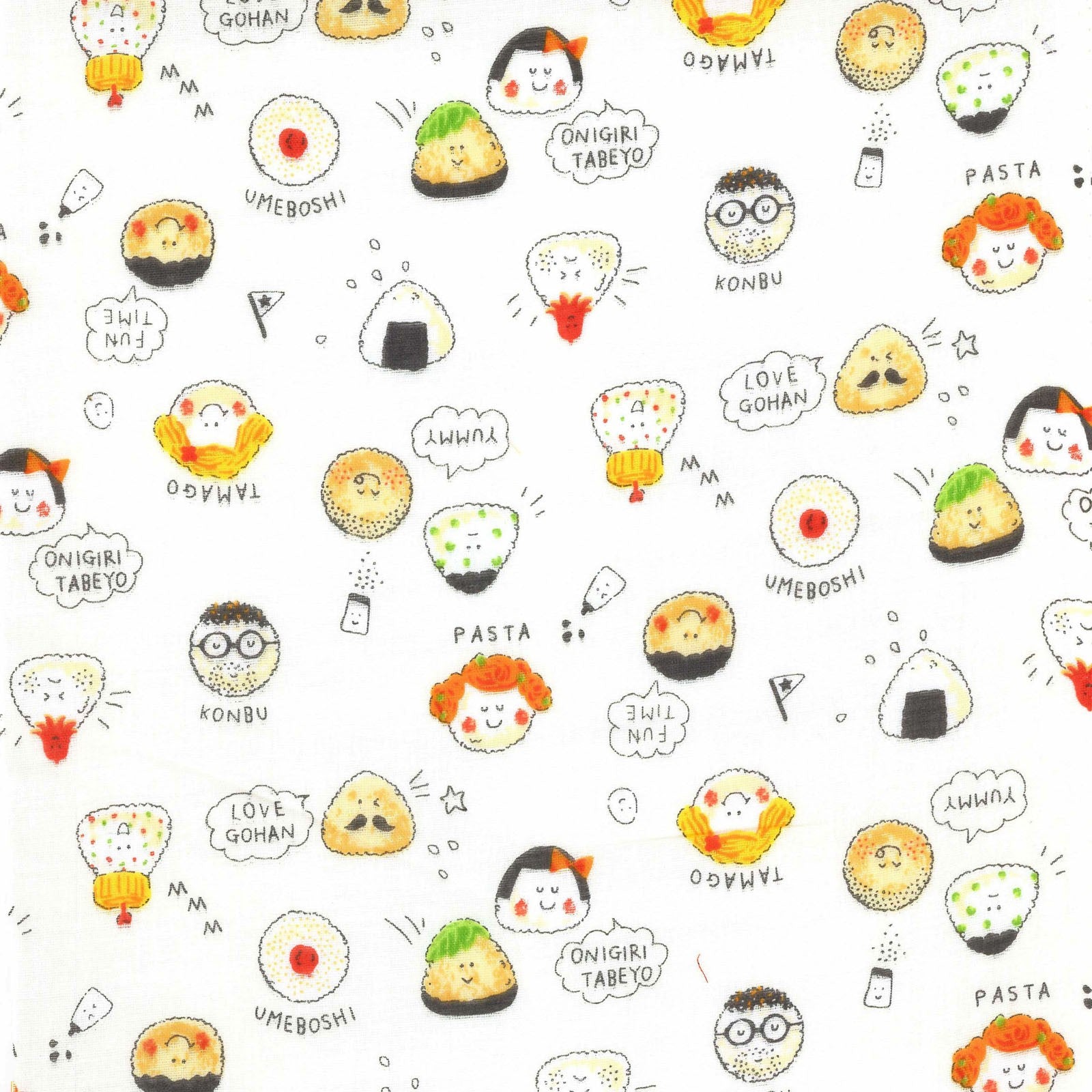 Mini Print Sushi | Double Gauze