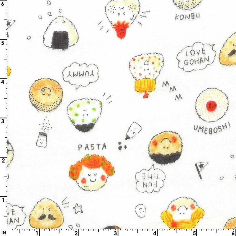 Mini Print Sushi | Double Gauze