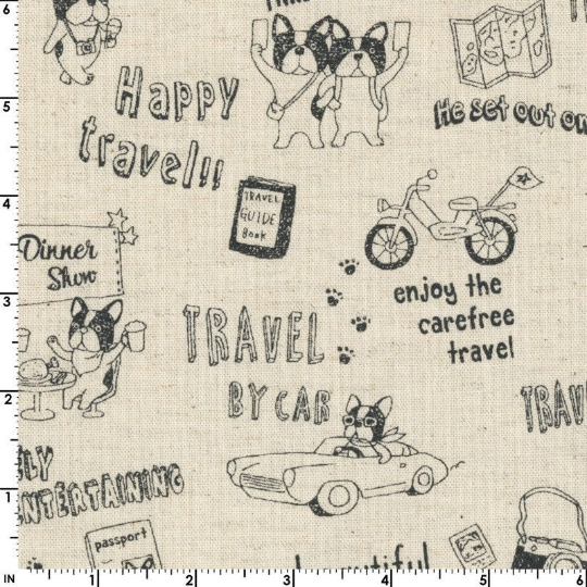 Animal World - Bulldogs Travel in Neutral | Canvas