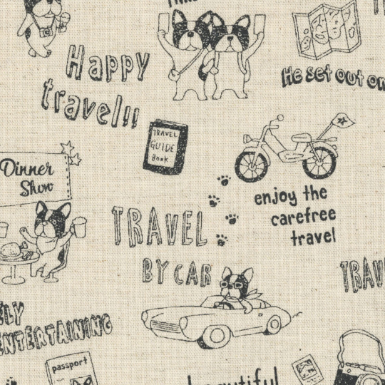 Animal World - Bulldogs Travel in Neutral | Canvas