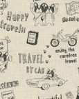 Animal World - Bulldogs Travel in Neutral | Canvas