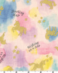 Pastel Pop Shooting Star Unicorn in Pink | Double Gauze