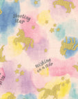 Pastel Pop Shooting Star Unicorn in Pink | Double Gauze