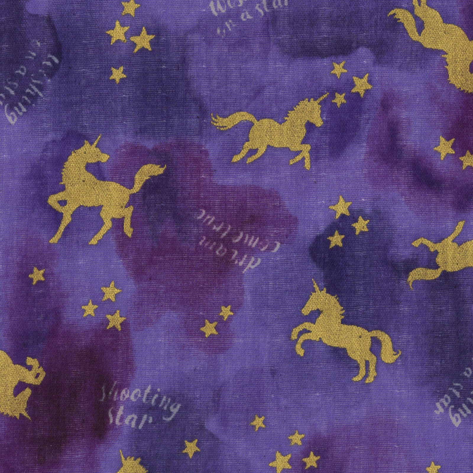 Pastel Pop Shooting Star Unicorn in Galaxy | Double Gauze