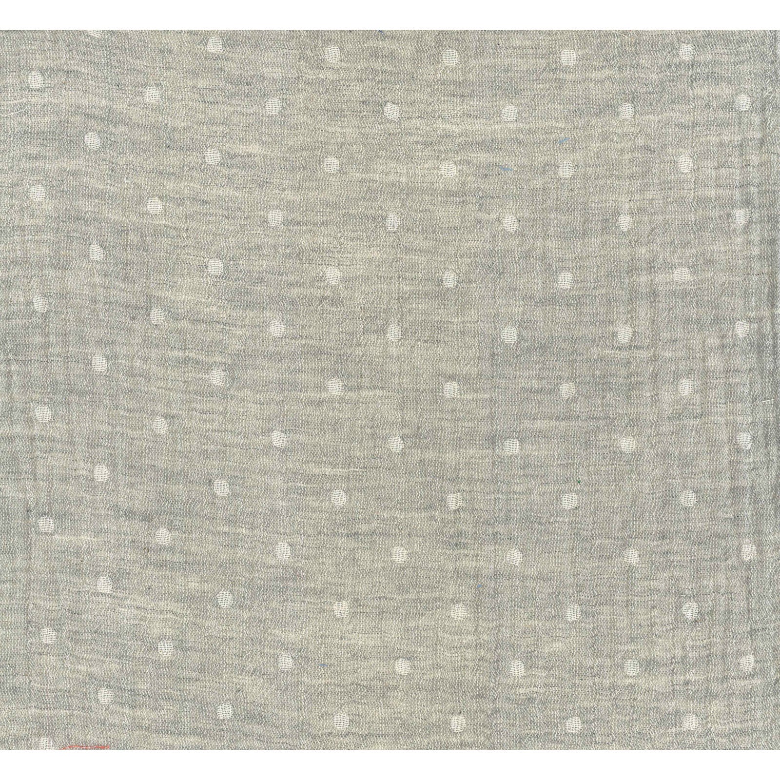 Solid Dots Gray | Double Gauze