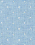 Solid Dots Light Denim Blue | Double Gauze