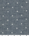 Solid Dots Dark Blue | Double Gauze