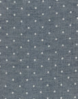 Solid Dots Dark Blue | Double Gauze