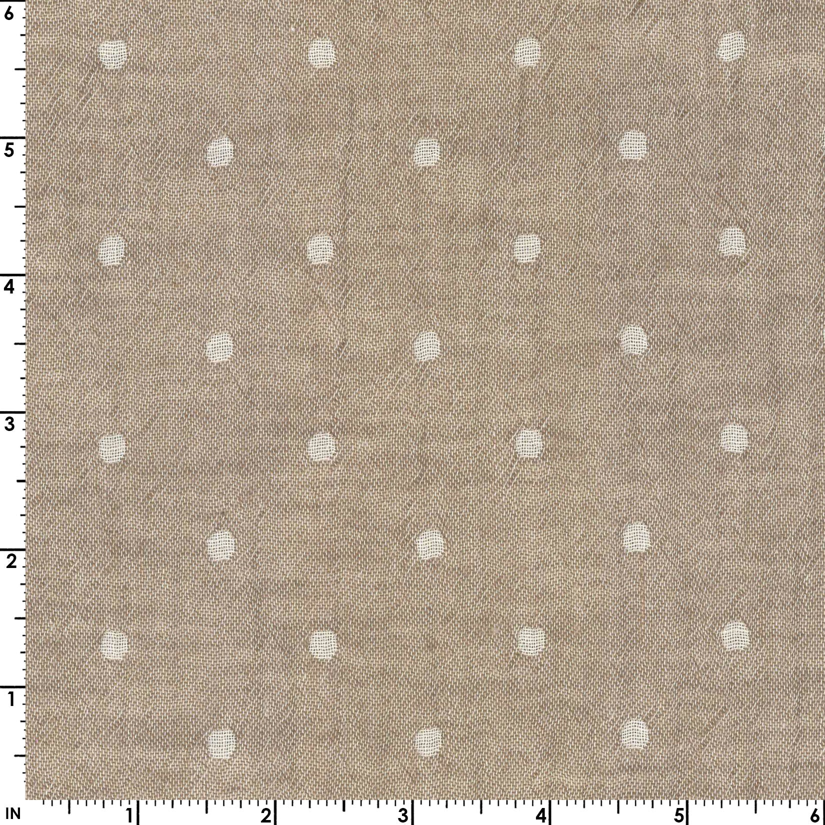 Solid Dots Beige | Double Gauze