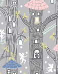 Fairy Lights Glow - Fairy House in Gray