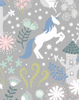 Fairy Lights Glow - Unicorn Forest in Gray