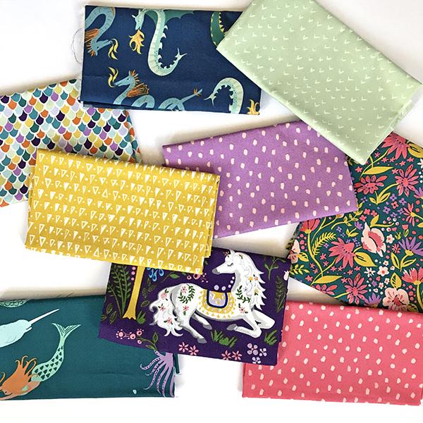 Magic Creatures - Forest Flowers | Organic Poplin