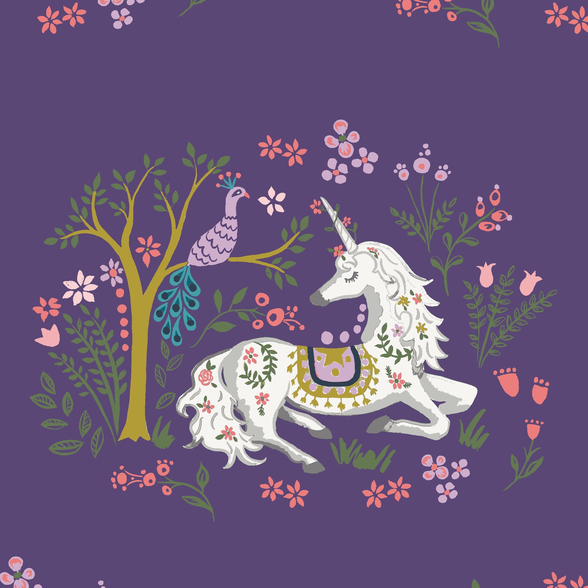 Magic Creatures - Unicorn Dreams | Organic Poplin