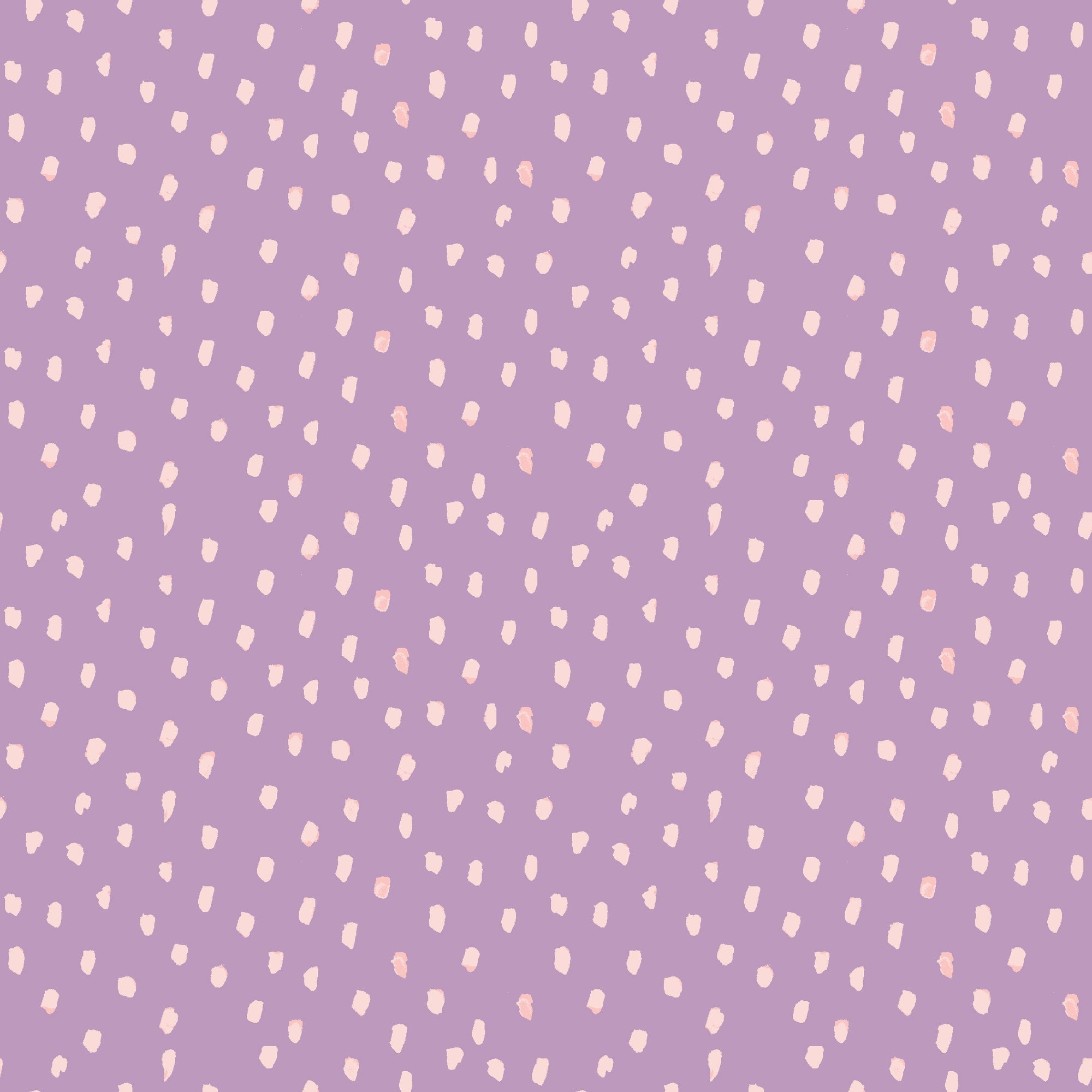 Magic Creatures - Dots in Lavender | Organic Poplin